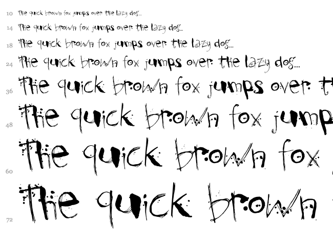 DK Kodama Forest font waterfall